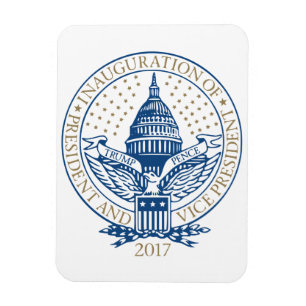 Magnet Flexible Logo de Trump Pence 2017 pour l'investiture prési