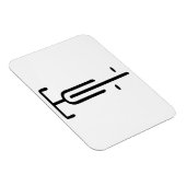 Magnet Flexible Logo de vélo minimum Rétro, Cyclisme et Louveur de (Côté Droit)