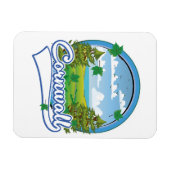 Magnet Flexible Logo de voyage de Cornwall (Horizontal)