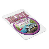 Magnet Flexible Logo de voyage de Halifax Nouvelle-Écosse (Côté Droit)