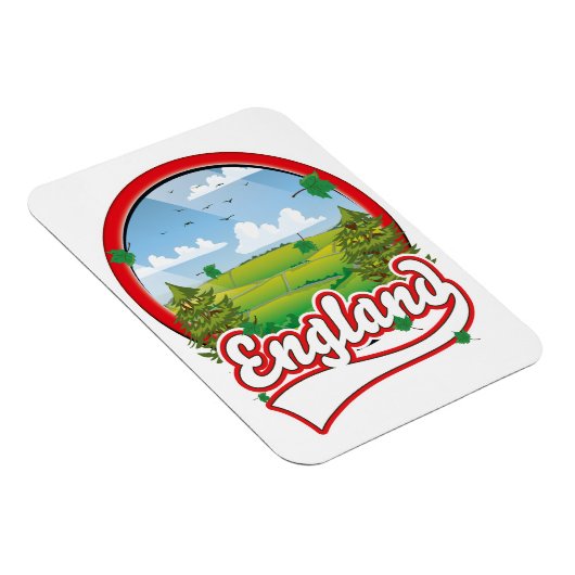 Magnet Flexible logo de voyage en Angleterre (Côté Droit)