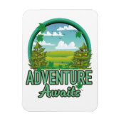 Magnet Flexible logo de voyage en Écosse (Vertical)