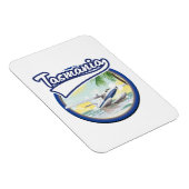 Magnet Flexible logo de voyage en Tasmanie (Côté Droit)
