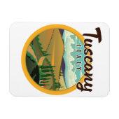 Magnet Flexible Logo de voyage en Toscane (Horizontal)
