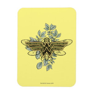 Magnet Flexible Logo de Wonder Woman Queen Bee