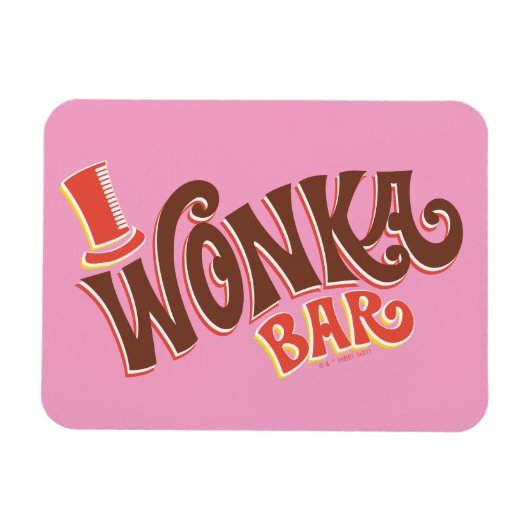 Magnet Flexible Logo de Wonka Bar (Horizontal)