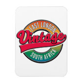 Magnet Flexible logo d'East London Afrique du Sud (Vertical)