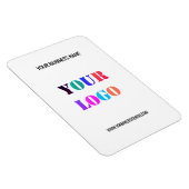 Magnet Flexible Logo d'entreprise personnalisé Texte promotionnel  (Côté Droit)