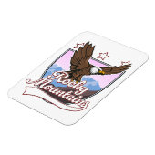 Magnet Flexible logo des montagnes Rocheuses (Côté Gauche)
