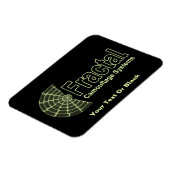 Magnet Flexible Logo des systèmes de camouflage fractal (Côté Gauche)