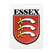 Magnet Flexible Logo du comté d'Essex (Vertical)