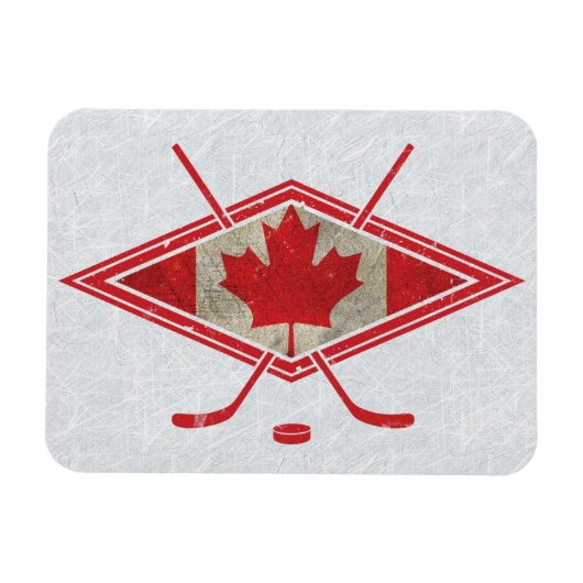 Magnet Flexible Logo du drapeau canadien (Horizontal)