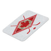 Magnet Flexible Logo du drapeau canadien (Côté Gauche)