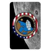 Magnet Flexible Logo du patch de mission Apollo 1 (Vertical)