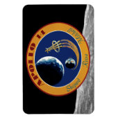 Magnet Flexible Logo du patch de mission Apollo 14 NASA (Vertical)