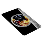Magnet Flexible Logo du patch de mission Apollo 17 NASA (Côté Droit)