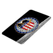 Magnet Flexible Logo du patch de mission NASA Apollo 16 (Côté Gauche)