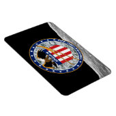 Magnet Flexible Logo du patch de mission NASA Apollo 16 (Côté Droit)