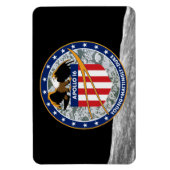 Magnet Flexible Logo du patch de mission NASA Apollo 16 (Vertical)