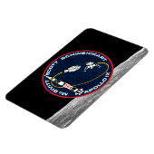 Magnet Flexible Logo du patch de mission NASA Apollo 9 (Côté Gauche)