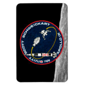 Magnet Flexible Logo du patch de mission NASA Apollo 9 (Vertical)