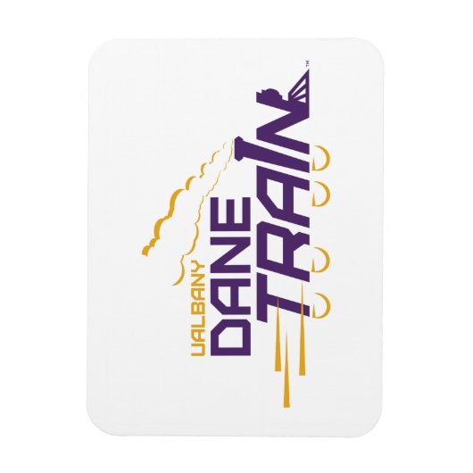 Magnet Flexible Logo du train UAlbany Dane (Vertical)
