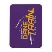 Magnet Flexible Logo du train UAlbany Dane (Vertical)