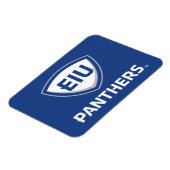 Magnet Flexible Logo Eastern Illinois Panthers Shield & Wordmark (Côté Gauche)