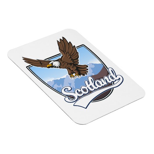 Magnet Flexible Logo écossais de voyage (Côté Droit)
