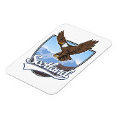 Magnet Flexible Logo écossais de voyage (Côté Gauche)