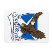 Magnet Flexible Logo écossais de voyage (Horizontal)