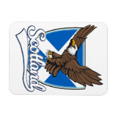 Magnet Flexible Logo écossais de voyage (Horizontal)