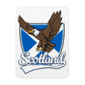 Magnet Flexible Logo écossais de voyage (Vertical)