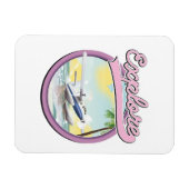 Magnet Flexible Logo Explore travel (Horizontal)
