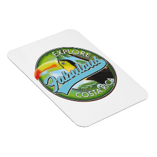 Magnet Flexible Logo Explorez Costa Rica fabuleux