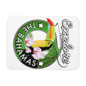 Magnet Flexible Logo Explorez les Bahamas (Horizontal)
