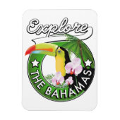 Magnet Flexible Logo Explorez les Bahamas (Vertical)