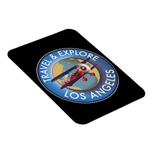 Magnet Flexible Logo Explorez Los Angeles (Côté Droit)