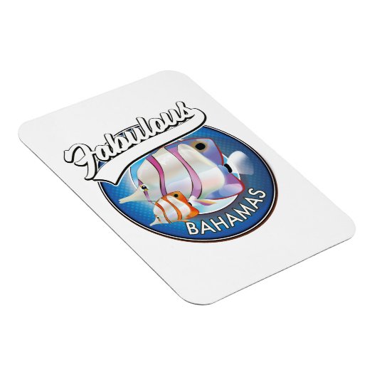 Magnet Flexible Logo fabuleux des Bahamas (Côté Droit)
