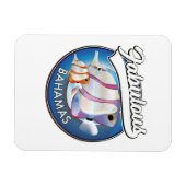 Magnet Flexible Logo fabuleux des Bahamas (Horizontal)