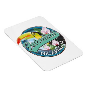 Magnet Flexible Logo fabuleux toucan du Nicaragua
