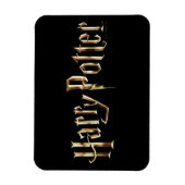 Magnet Flexible Logo Harry Potter en or (Vertical)