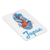 Magnet Flexible Logo Japon Pêche (Côté Droit)