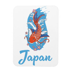 Magnet Flexible Logo Japon Pêche