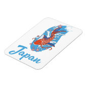 Magnet Flexible Logo Japon Pêche (Côté Gauche)