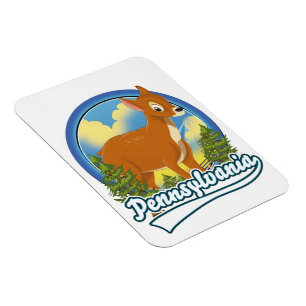Magnet Flexible Logo Pennsylvania Travel