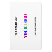 Magnet Flexible Logo personnalisé et Modèle d'aimants promotionnel (Vertical)