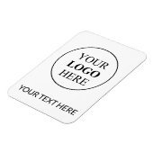 Magnet Flexible Logo Promotionnel Personnalisé – Aucune Commande M (Côté Gauche)