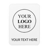 Magnet Flexible Logo promotionnel personnalisé - Pas de commande m (Vertical)