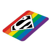 Magnet Flexible Logo Rainbow Superman (Côté Gauche)